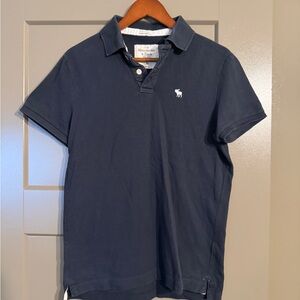 Abercrombie & Fitch Dark Blue Polo Shirt for Men